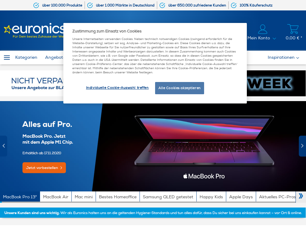 desktop website on landing